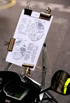Apprenticeship Prints: Doing the Knowledge, London Taxi driver trainee, London, England, UK, Europe
