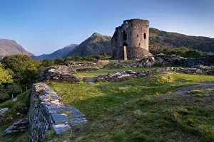 Warmth Prints: Dolbadarn Castle and the Llanberis Pass in summer