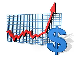 Upwards Prints: dollar, dollars, chart, currency, usa, growth, savings, graph, money, dollar