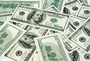 Franklin Prints: dollars background