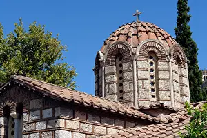Steeple Prints: Dome of the church Agios Asomatos, Athens, Greece