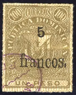 Dominican Republic Prints: Dominican Republic 1883 Sc87