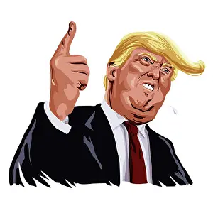 Reality Prints: Donald Trump, You're Fired! Caricature