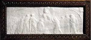 Ascension Prints: Donatello - The Ascension with Christ giving the Keys to St Peter