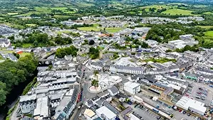 Donegal Prints: DONEGAL TOWN, IRELAND - JULY 23 2024 - The works at the new Diamond are already finished