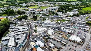 Donegal Prints: DONEGAL TOWN, IRELAND - JULY 23 2024 - The works at the new Diamond are already finished
