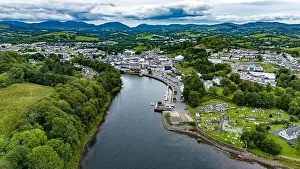 Donegal Prints: DONEGAL TOWN, IRELAND - JULY 23 2024 - The works at the new Diamond are already finished