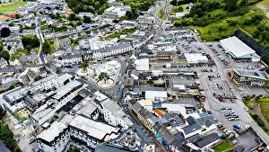 Donegal Prints: DONEGAL TOWN, IRELAND - JULY 23 2024 - The works at the new Diamond are already finished