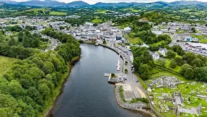 Donegal Prints: DONEGAL TOWN, IRELAND - JULY 23 2024 - The works at the new Diamond are already finished