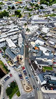 Donegal Prints: DONEGAL TOWN, IRELAND - JULY 23 2024 - The works at the new Diamond are already finished