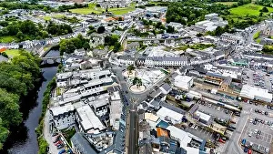 Donegal Prints: DONEGAL TOWN, IRELAND - JULY 23 2024 - The works at the new Diamond are already finished