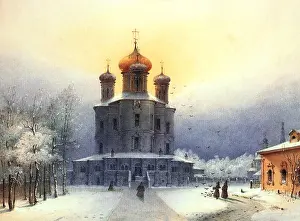Seasons Prints: Donskoy Monastery. Museum: Museum of Moscow History and Reconstruction