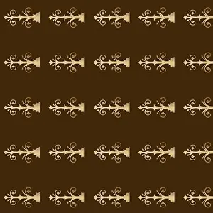 Scrapbooking Prints: Door hinges pattern on brown background in 12x12 vintage backdrop