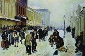 Russian Federation Prints: The Doss House 1889; Russian Federation by Vladimir Makovsky