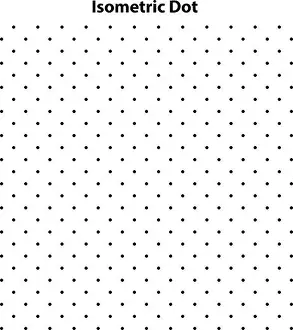 Cubes Prints: Dot grid vector paper graph paper on white background