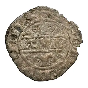 14th Prints: A double parisis coin from the Duchy of Burgundy