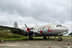 Decay Prints: Douglas DC-4 transport plane N31356 at North Weald