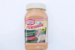 Mayonnaise Prints: Dr Oetker funfoods mayonnaise bottle product on white background.India, june 2021