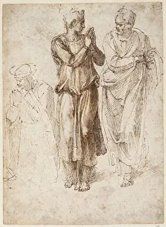 Haarlem Prints: Three draped figures, with hands joined
