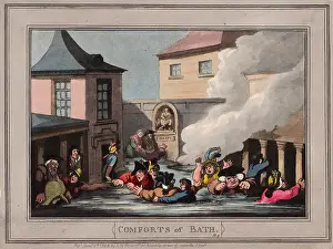 Comforts Prints: Drawings and Prints, Print, Comforts of Bath