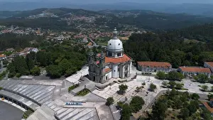 Escape Prints: Drone photo Santuário de Nossa Senhora do Sameiro Braga Portugal Europe