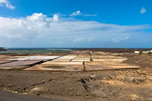 Lanzarote Prints: Drone photography, Salinas de Janubio are the largest salt flats in the Canary Islands
