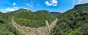 Kwazulu Natal Prints: Drone view at Oribi gorge near Port Shepstone on South Africa