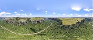 Kwazulu Natal Prints: Drone view at Oribi gorge near Port Shepstone on South Africa