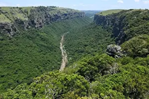 Kwazulu Natal Prints: Drone view at Oribi gorge near Port Shepstone on South Africa