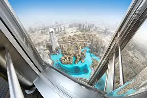 Dubai - view from Burj Khalifa Tower, United Arab Emirates