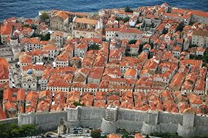 Images Dated 14th October 2012: Dubrovnik, Old Town ond the city walls, Croatia