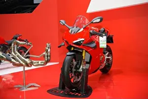 Showroom Prints: Ducati Panigale V4 Motorcycles on display at THE 41st BANGKOK INTERNATIONAL MOTOR SHOW 2020 on July 14