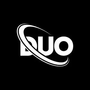 Company Vector Vectors Prints: DUO logo. DUO letter. DUO letter logo design