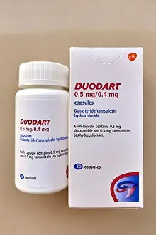 Capsules Prints: DUODART is a combination of two medicine; dutasteride and tamsulosin hydrochloride