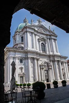 Nikon Prints: Duomo nuovo Piazza Paolo IV, Brescia, Lombardy, Italy. White marble dome Brescia