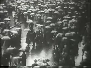 Silent Prints: Still from Dutch film Regen (1929). 1929. Joris Ivens 45 Regen 1929 still