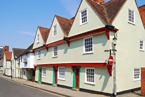 Weaving Prints: The Dutch Quarter, Colchester, Essex, England, United Kingdom