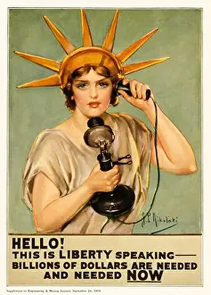 Phone Prints: An early 20th century American poster from World War One
