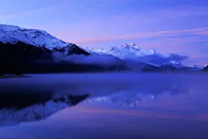 Mornings Prints: Early morning on Lake Silvaplana