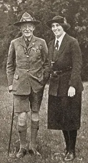 Scout Prints: An early press photograph (1939 International Jamboree - Birkenhead)