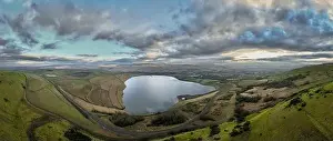 East pit open cast mine now known as Cwmllynfell Lake lies between the villages of Tairgwaith