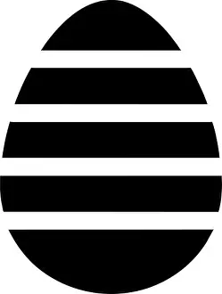 Easter Egg Prints: easter egg silhouette