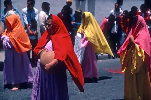 Headscarves Prints: Easter procession in Quito, Ecuador