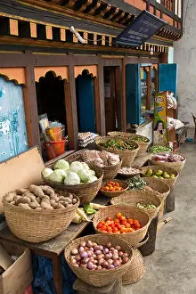 Folk Art Prints: Eastern Bhutan, Trashigang, Rangjung
