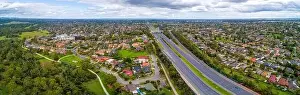 Mulgrave Prints: Eastlink highway passing through residential areas in Melbourne