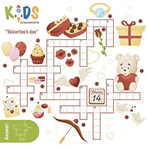Perfume Prints: Easy crossword puzzle 'Valentine's day'