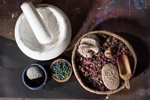 Ottoman Prints: Ebru materials include natural pigments