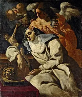 Magdalene Prints: Ecstasy of St Mary Magdalene de Pazzi - by Alessandro Rosi