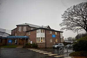 Car Park Prints: Edenfield centre, Prestwich Hospital in Manchester