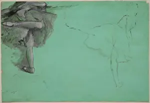 Dynamic Prints: Edgar Degas's *Etude de danseuse sur fond vert* (Study of a Dancer on a Green Background)